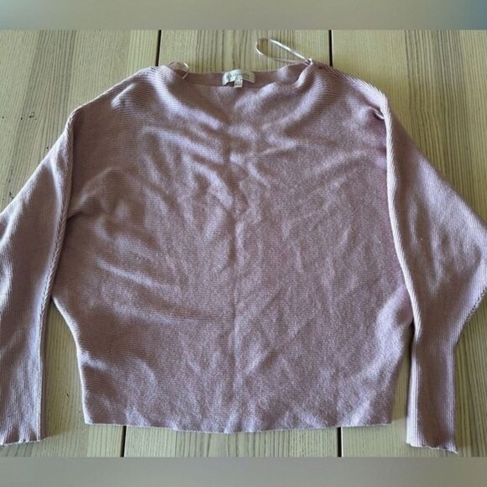 Philosophy Soft Dusty Rose Crewneck Sweater